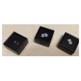 MHH179 Three Pairs Of Opal Gem Stones