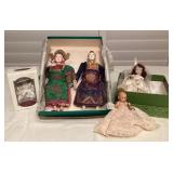 MHH190 Two Antique Chinese Opera Dolls & More!