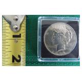 FDC010 One 1923 Peace Dollar No Mint Mark 