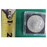 FDC012 One 1921 Morgan Silver Dollar D Mint Mark
