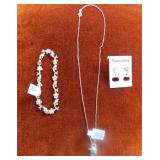 FDC028 I Love Dolphins Silver Jewelry Lot