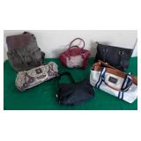 FDC130 Designer Bags Lot - Guess, Ralph Lauren, Hilfiger & More