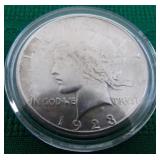 FDC067 One 1923 Silver Peace Dollar