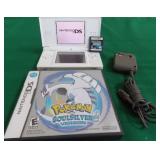 FDC082 Nintendo DS Lite & Games - Pokemon Soul Silver, Diamond