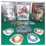 FDC083 Huge Lot of Playstation 2 Games, UMD Movies