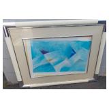 FDC115 Huge Framed and Matted Watercolor Print