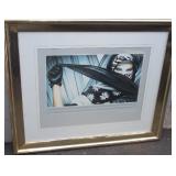 FDC116 Vintage Framed and Matted Scott Wilson Poster