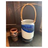 EBE019 Two Decorative Ceramic and Stoneware Vases