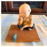 EBE025 - Japanese Hakata clay doll