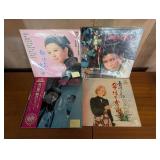 EBE082 - Vintage Japanese Vinyl Lot (4 LPs) – Enka & Kayōkyoku Stars