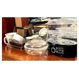 EBE101 Dumpling Steamer With Baking Glassware 