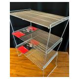 EBE118 Set Of Three Metal Storage/ Organizer Shelves