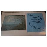 EBE119 - Vintage Disney Commemorative Lithograph Set - Lady and the Tramp & Pocahontas (1995)