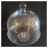 EBE146 - Clear Glass Cloche Tray