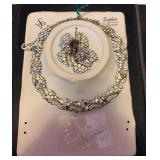 EBE160 - SP Sophia Collection necklace and earrings set costume 