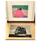 EBE185 Pegge Hopper Print & Photograph Of Japanese Ship Kaiwo Maru 