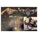 EBE200 - Performance Dance Jewelry & Crystal Hair Accessory Lot