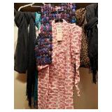 EBE246 Thai Silk Vest, Casual Kimono, And Scarf Collection 