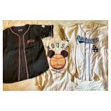 EBE262 Collectible Sports Jerseys (Bulls, Dodgers, And Disney)