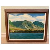 PHS032 Framed Scenic Hawaii Painting