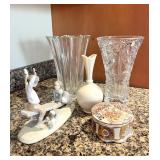 PHS079 Crystal And Porcelain Decor