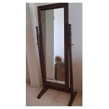 PHS093 - Vintage Wooden Standing Mirror