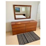 PHS102 Bedroom Set, Dresser & Mirror