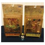 JYR018 Three Rare & Collectible Manga Dolls Love Hina & More