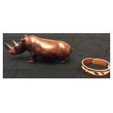 JYR019 Exquisite Hand Carved African Art and Bracelet