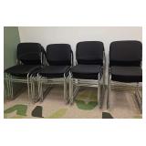 WGG011 Chrome Padded Armless Chairs (15)