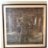 WGG033 Beautiful Pacific Islander Fabric Art Piece