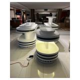 WGG045 Set of (3) Illuminated Product Display Shelfs