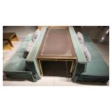 WGG061 (2) Sofas With 4 Pillows And 1 Display Table 