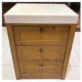 WGG082 Wooden 3 Drawer Storage Cabinet