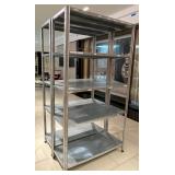 WGG094 Two 5-tier Industrial-grade Galvanized Steel Shelving Unit 