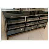 WGG104 Mirrored 9 Drawer Dresser 