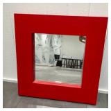 WGG148 Bold Red Wall Mirror 