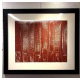 WGG169 Beautifully Framed Fine Art Printed Textured Piece 