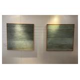 WGG188 Two Pieces Of Abstract Art By Oahu Artist 