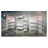 WGG222 Metal Shelves, Set Of Three