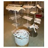 WGG233 Clothing Racks & Woven Basket