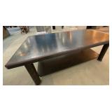 WGG271 Rich Chocolate Industrial Steel Table 