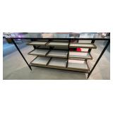 WGG274 Modern Glass-Top Display Credenza 