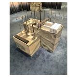 WGG289 Set Of Two Stone Style Display Blocks