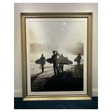 WGG299 Surfer In Motion - Large Framed Photograph 