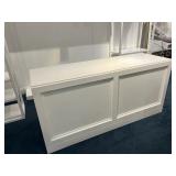 WGG314 Painted Wood Display Cabinet With Drawers 