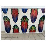WGG360 Large Framed Painting Of Beetles