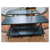 WGG363 Two Blue 2-Tier Display Table 