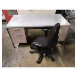 WGG366 Tanker Desk & Ergonomic Chair