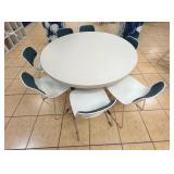 WGG370 Foldable round table & (7) chairs 